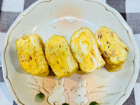 缶詰で簡単!ツナマヨのたまご焼き